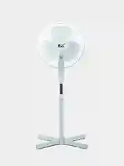 Белый вентилятор напольный Rix RSF-3000W/B