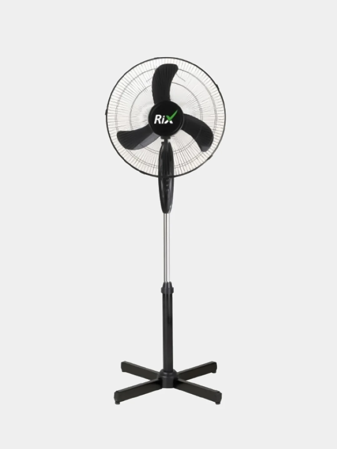 Черный вентилятор напольный Rix RSF-4000W/B