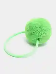 Зеленый детские резинки для волос Balls, с шариками, красивые резинки для девочек, 2 штуки
