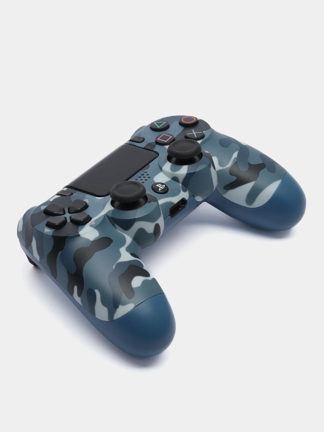 Синий меланж беспроводной геймпад-джойстик DualShock 4 для PS4, PS5 и ПК