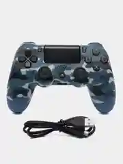 Синий меланж беспроводной геймпад-джойстик DualShock 4 для PS4, PS5 и ПК