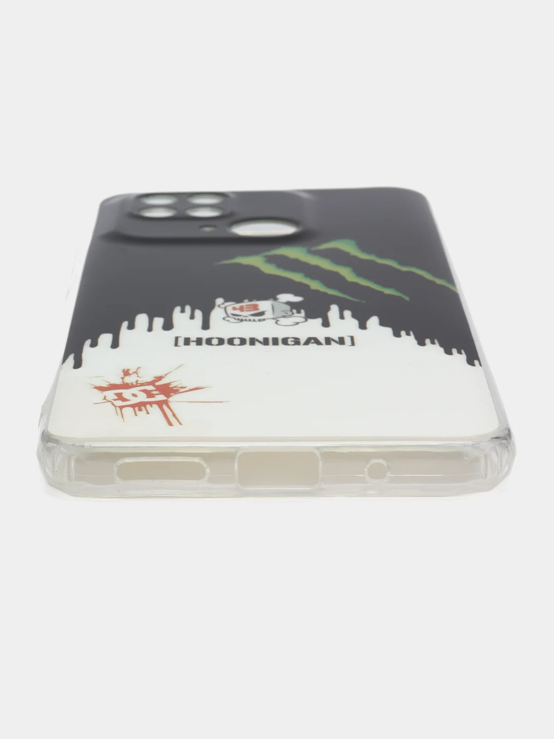Черный чехол для Xiaomi Redmi 10C, Poco C40 / Сяоми Редми 10С, Поко С40, силиконовый, с рисунком