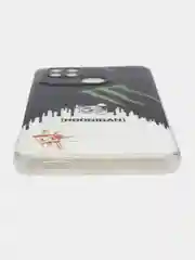 Черный чехол для Xiaomi Redmi 10C, Poco C40 / Сяоми Редми 10С, Поко С40, силиконовый, с рисунком