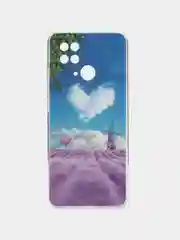 Лавандовый чехол для Xiaomi Redmi 10C, Poco C40 / Сяоми Редми 10С, Поко С40, силиконовый, с рисунком