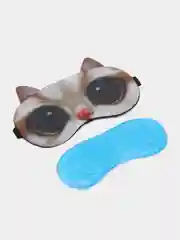 Карамельный маска для сна с охлаждающим гидрогелем " Животные "