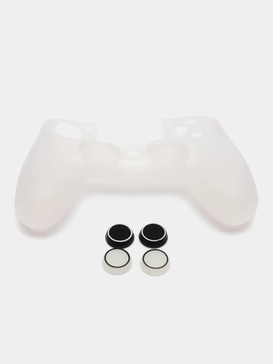 Белый чехол для джойстика PS4+4 стика