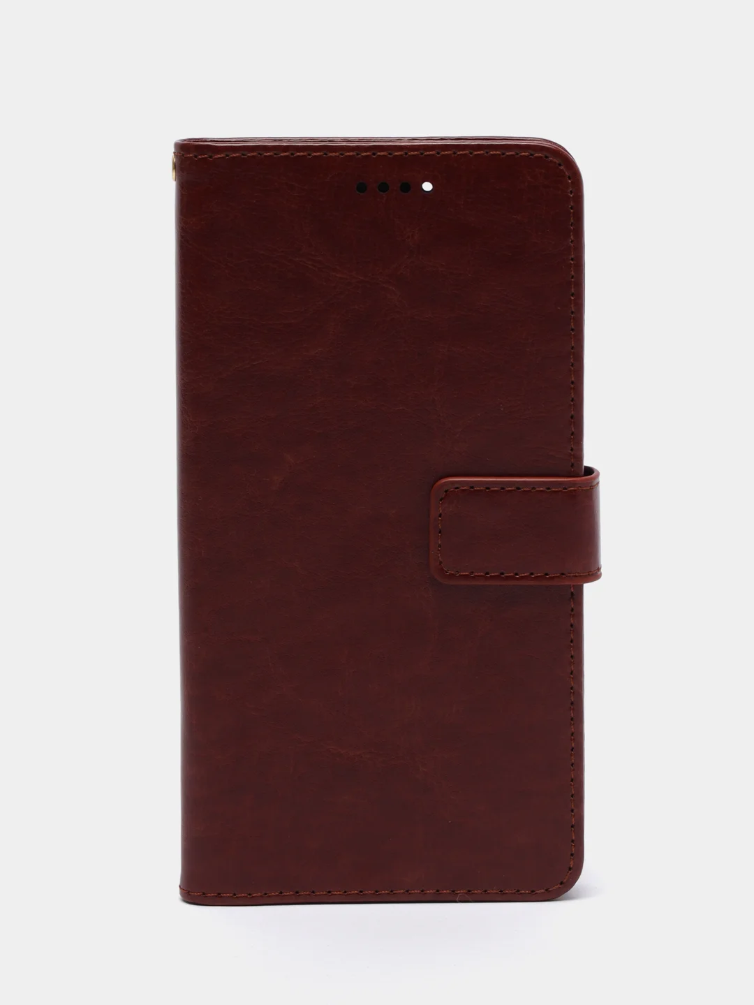 Коричневый чехол-книжка для Xiaomi Redmi Note 11 Pro+ 5G, кожаный PU