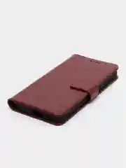 Коричневый чехол-книжка для Xiaomi Redmi Note 11 Pro+ 5G, кожаный PU