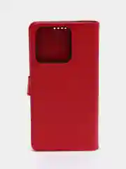 Красный чехол-книжка для Xiaomi Redmi 10A, Redmi 9C, кожаный PU