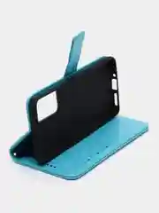 Голубой чехол-книжка для Xiaomi 12 / Xiaomi 12X, кожаный PU