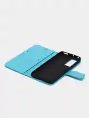 Голубой чехол-книжка для Xiaomi 12 / Xiaomi 12X, кожаный PU