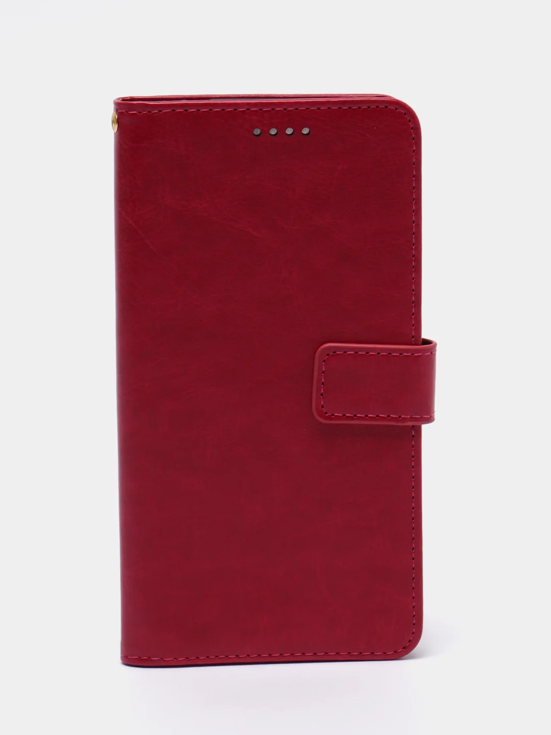 Тёмно-розовый чехол-книжка для Xiaomi Redmi 10A, Redmi 9C, кожаный PU