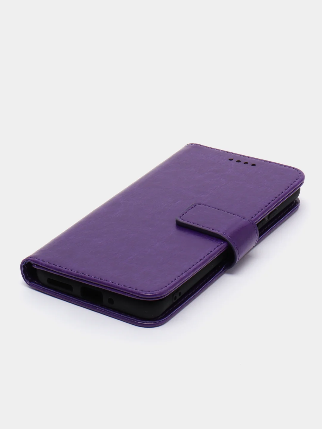 Фиолетовый чехол-книжка для Xiaomi 12 / Xiaomi 12X, кожаный PU