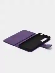 Фиолетовый чехол-книжка для Xiaomi 12 / Xiaomi 12X, кожаный PU