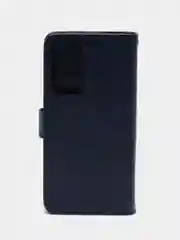 Темно-синий чехол-книжка для Xiaomi 12 / Xiaomi 12X, кожаный PU