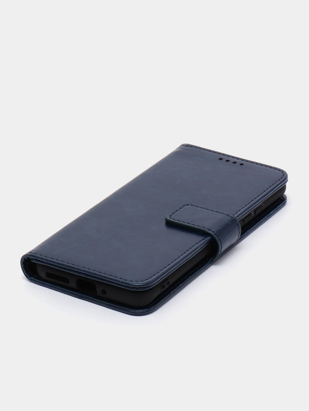 Темно-синий чехол-книжка для Xiaomi 12 / Xiaomi 12X, кожаный PU