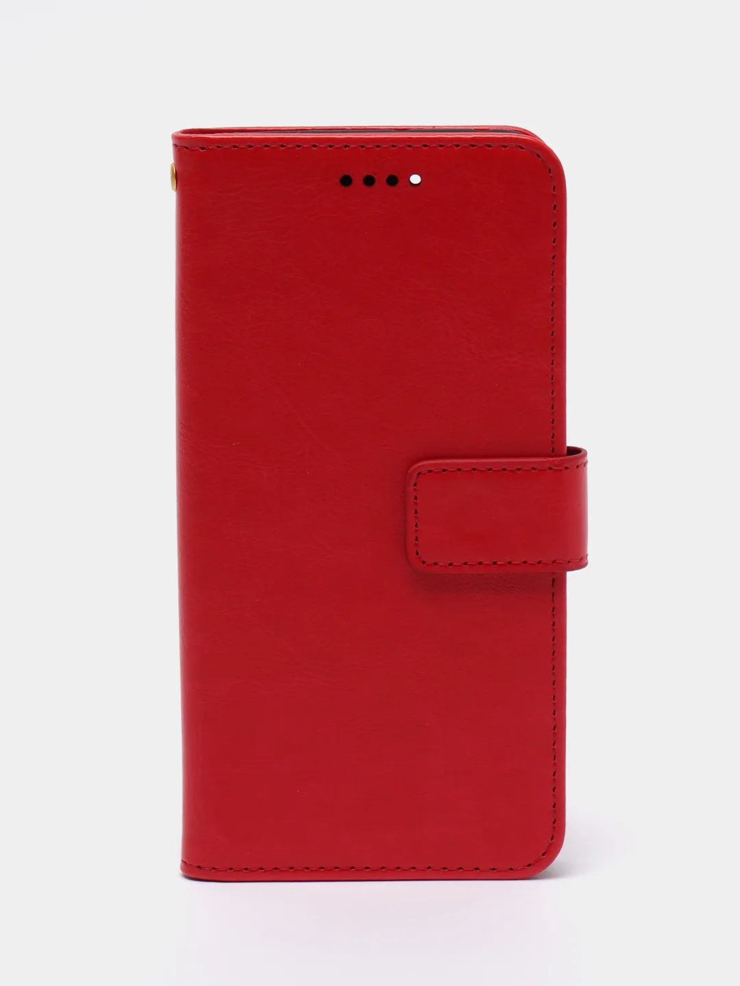 Красный чехол-книжка для Xiaomi 12 / Xiaomi 12X, кожаный PU