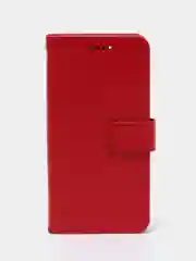 Красный чехол-книжка для Xiaomi 12 / Xiaomi 12X, кожаный PU
