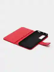 Красный чехол-книжка для Xiaomi 12 / Xiaomi 12X, кожаный PU