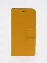 Желтый кожаный PU чехол-книжка Xiaomi Redmi Note 11 / Redmi Note 11S