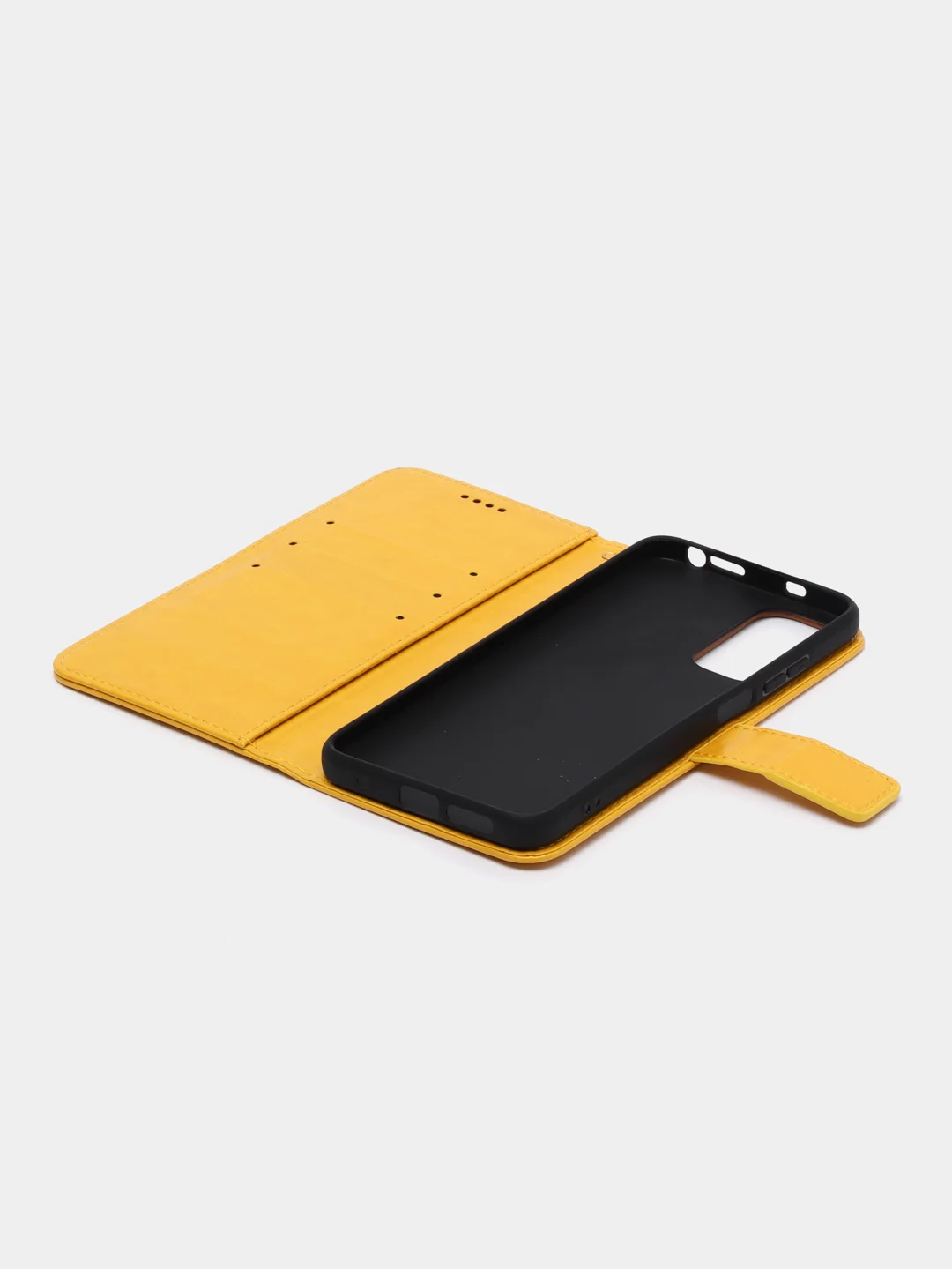Голубой кожаный PU чехол-книжка Xiaomi Redmi Note 11 / Redmi Note 11S
