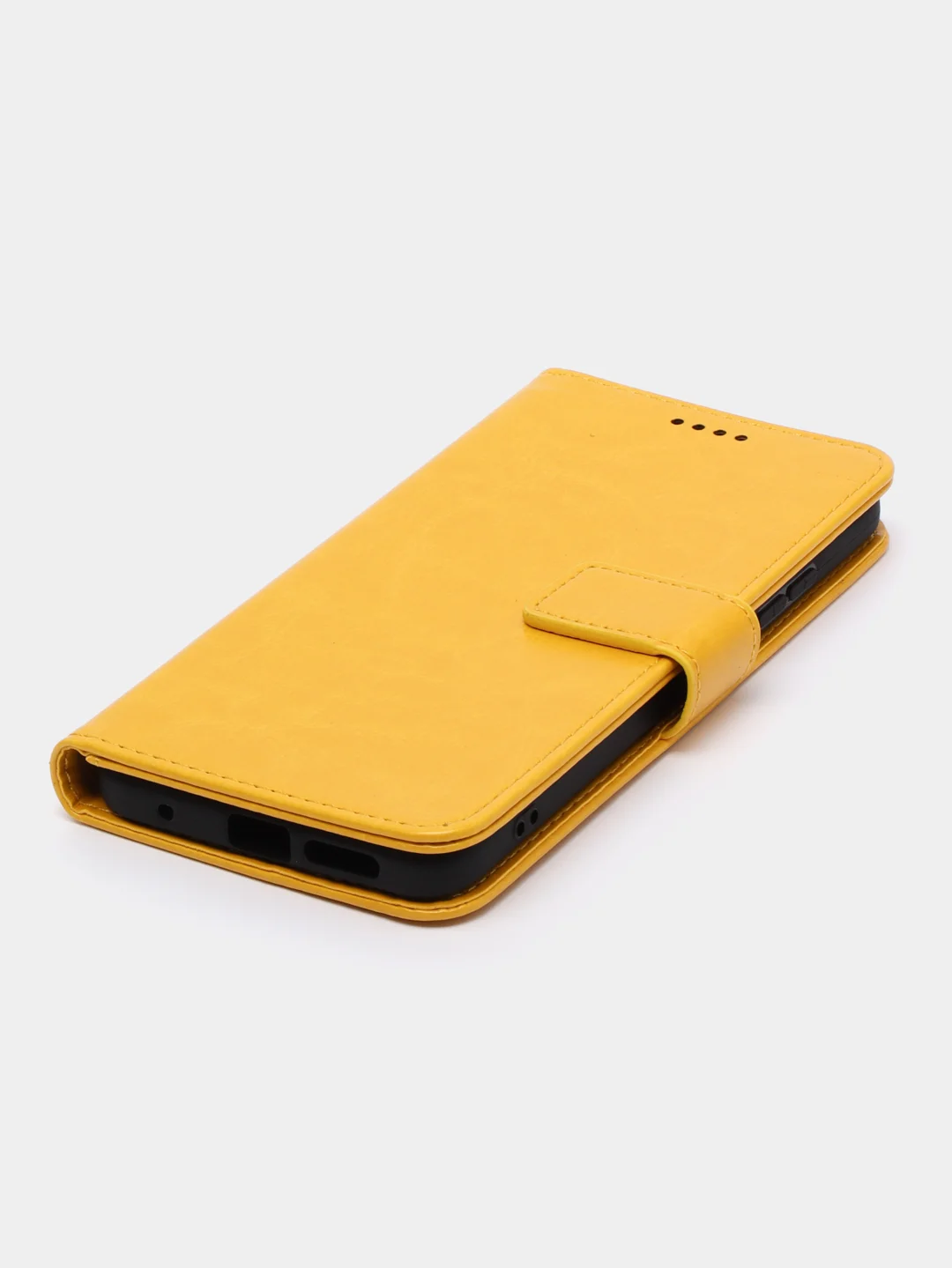Голубой кожаный PU чехол-книжка Xiaomi Redmi Note 11 / Redmi Note 11S