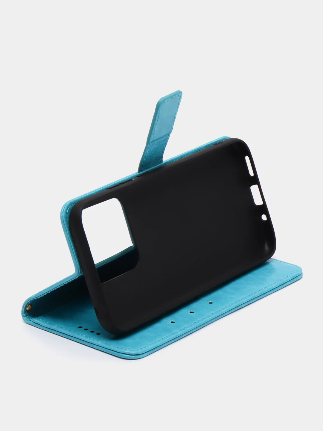 Голубой чехол-книжка для Xiaomi Redmi 10A, Redmi 9C, кожаный PU