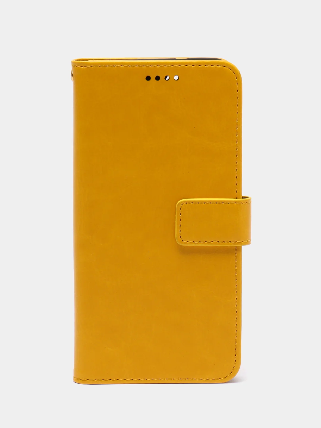 Желтый кожаный PU чехол книжка Xiaomi Redmi Note 10 4G / Redmi Note 10S, Редми нот 10