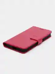Тёмно-розовый чехол-книжка для Xiaomi Redmi Note 11 Pro+ 5G, кожаный PU