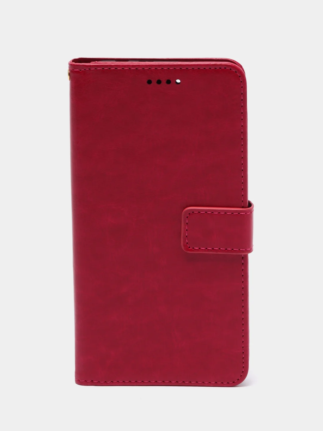 Тёмно-розовый чехол-книжка для Xiaomi Redmi Note 11 Pro+ 5G, кожаный PU