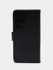 Черный чехол-книжка для Xiaomi 12 / Xiaomi 12X, кожаный PU