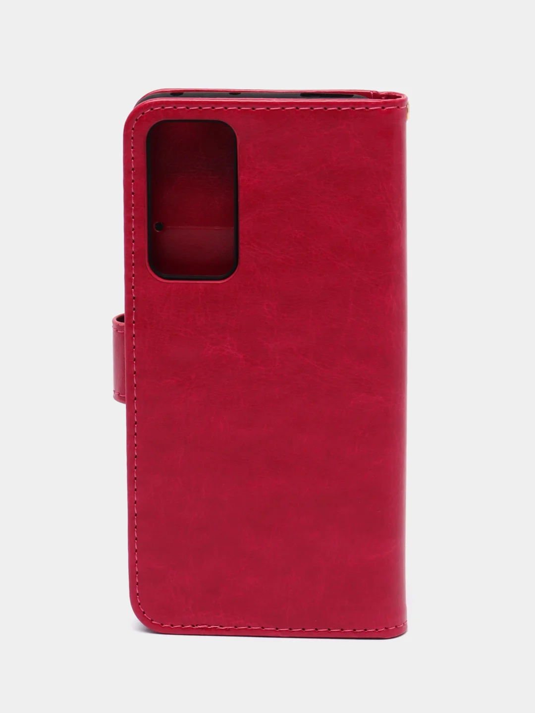 Тёмно-розовый чехол-книжка для Xiaomi 12 / Xiaomi 12X, кожаный PU