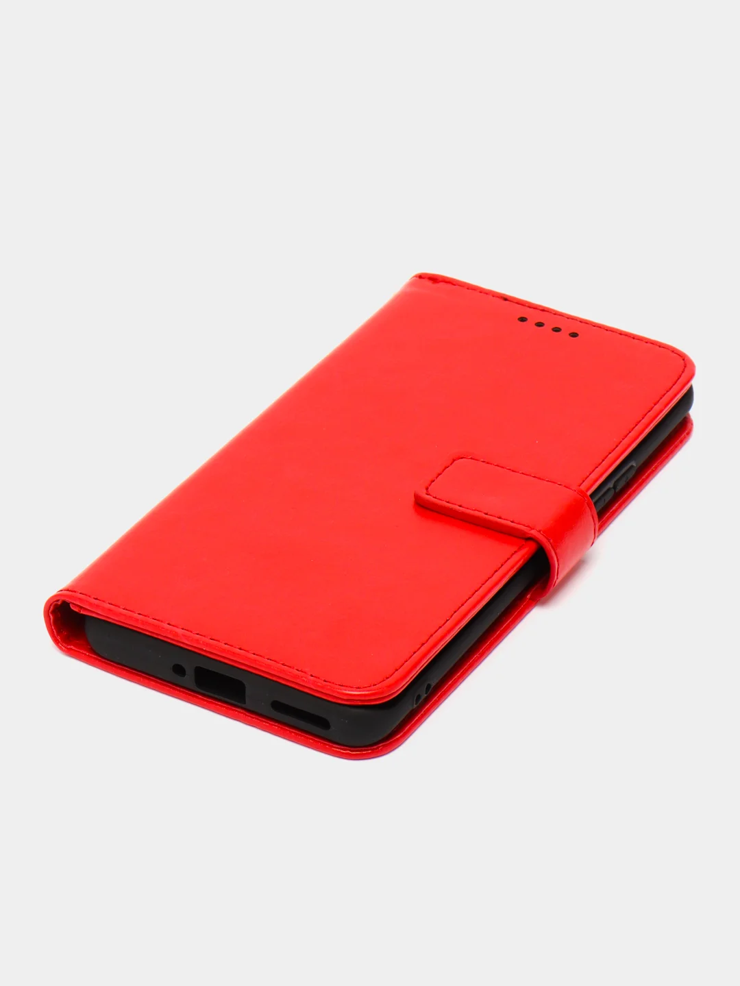 Красный чехол книжка для Realme 10 Pro, Realme 10 Pro+, кожаный PU