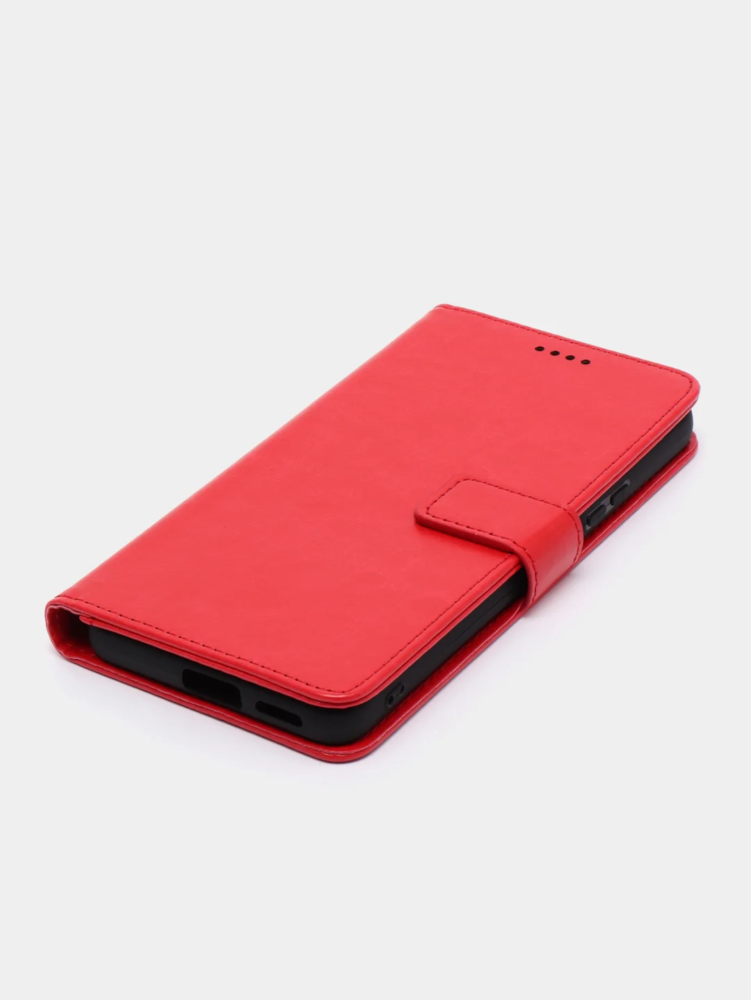Красный чехол-книжка для Xiaomi Redmi Note 11 Pro+ 5G, кожаный PU
