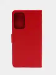 Красный чехол-книжка для Xiaomi Redmi Note 11 Pro+ 5G, кожаный PU