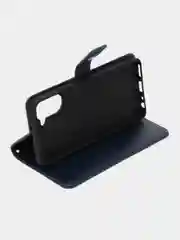 Темно-синий чехол книжка для Realme 10 Pro, Realme 10 Pro+, кожаный PU