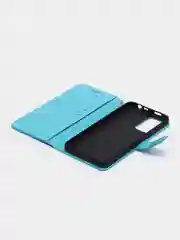 Голубой чехол-книжка для Xiaomi Redmi Note 11 Pro+ 5G, кожаный PU