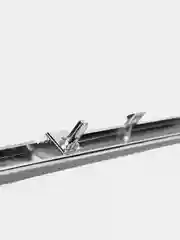Хромированная сабля передняя, задняя, улыбка, молдинг Lada Priora (Лада Приора), 3 вида