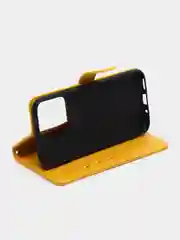 Желтый чехол-книжка для Xiaomi Redmi 10A, Redmi 9C, кожаный PU
