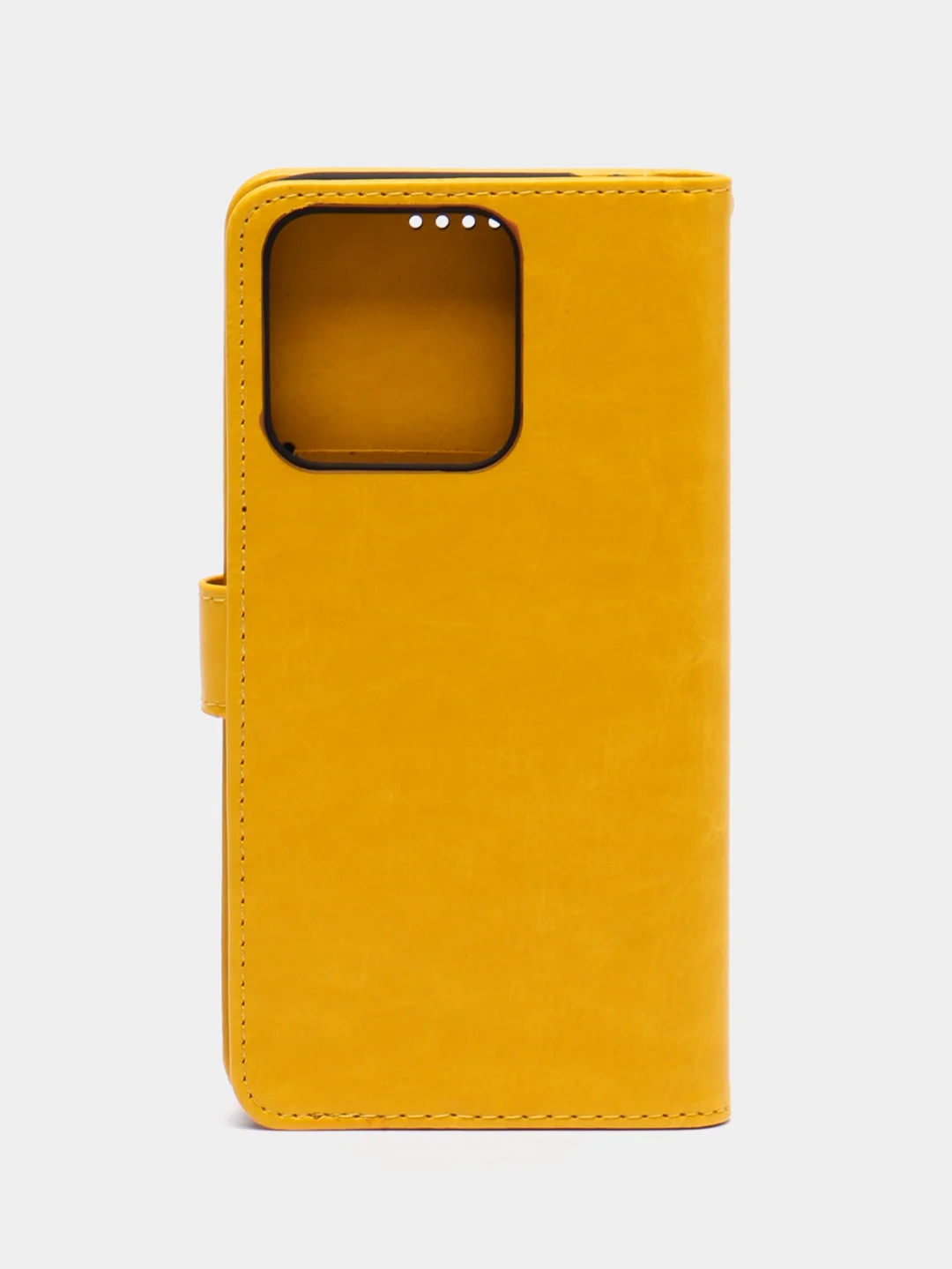 Желтый чехол-книжка для Xiaomi Redmi 10A, Redmi 9C, кожаный PU
