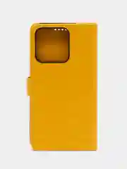 Желтый чехол-книжка для Xiaomi Redmi 10A, Redmi 9C, кожаный PU