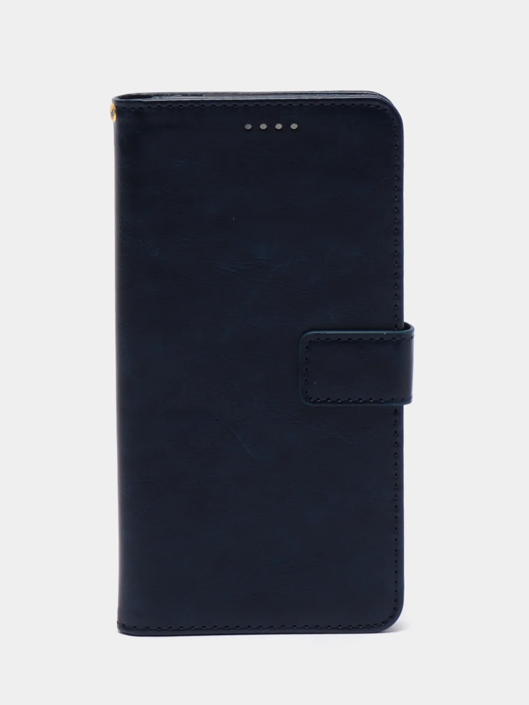Темно-синий чехол-книжка для Xiaomi Redmi 10A, Redmi 9C, кожаный PU