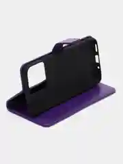 Фиолетовый чехол-книжка для Xiaomi Redmi 10A, Redmi 9C, кожаный PU