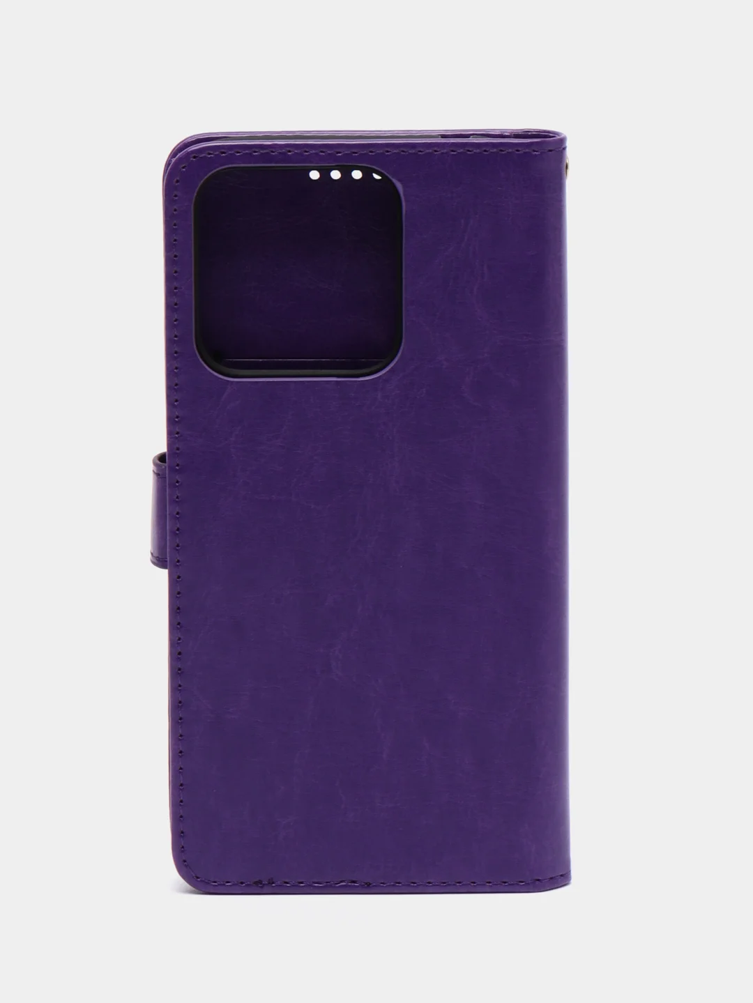 Фиолетовый чехол-книжка для Xiaomi Redmi 10A, Redmi 9C, кожаный PU