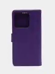 Фиолетовый чехол-книжка для Xiaomi Redmi 10A, Redmi 9C, кожаный PU