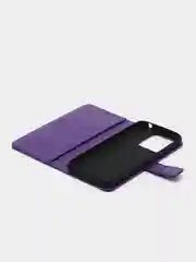 Фиолетовый чехол-книжка для Xiaomi Redmi 10A, Redmi 9C, кожаный PU