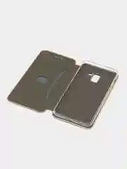 Золотой чехол книжка Samsung Galaxy A8 2018 / Самсунг Галакси А8 2018