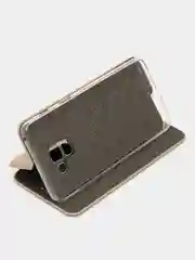 Золотой чехол книжка Samsung Galaxy A8 2018 / Самсунг Галакси А8 2018