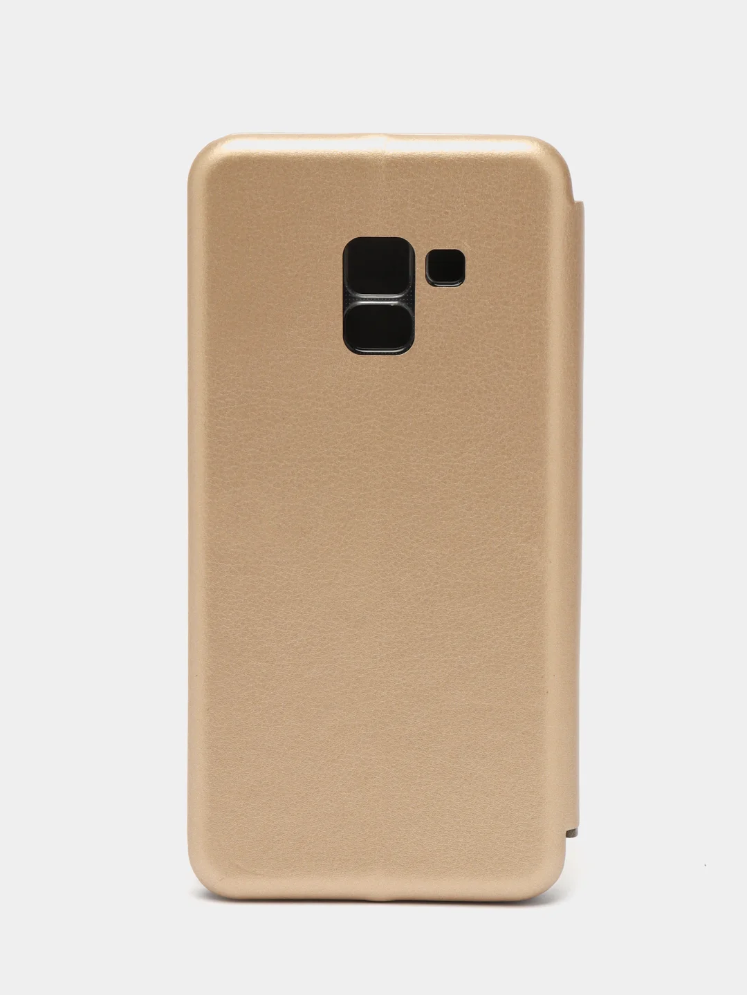 Золотой чехол книжка Samsung Galaxy A8 2018 / Самсунг Галакси А8 2018