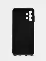 Черный чехол для Samsung Galaxy A13, Самсунг Галакси А13 4G, пластиковый, глянцевый, под стекло